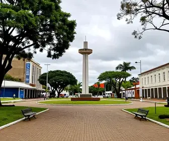 Praça Pascoal Moreira Cabral: Descubra o Centro Geodésico da América do Sul em Cuiabá